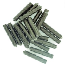 M6 (6mm x 20mm) Hex Socket Grub Screw (Cone Point) - Stainless Steel (A2) (Pack of 20)