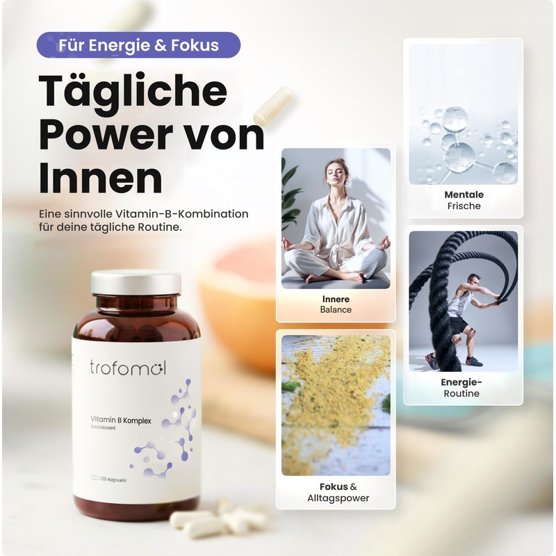 Vitamin B Complex High Dose - All 8 Essential B