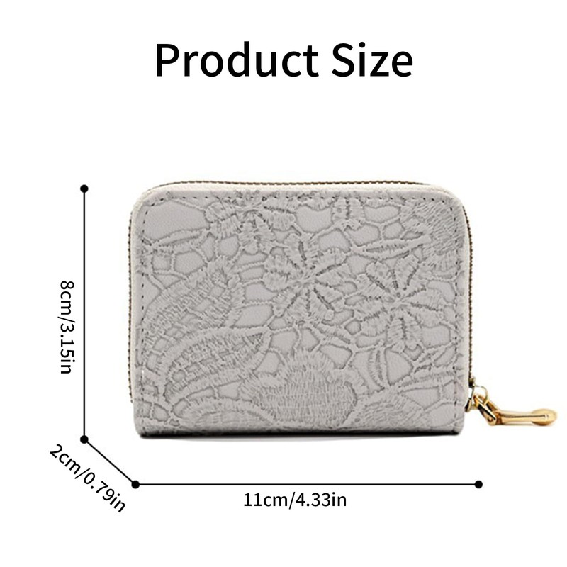 LEEXTON Women's Small Purse with RFID Protection, Mini Short Purse