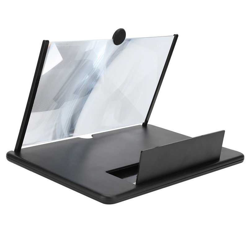 Universal 12in Phone Screen Magnifier Folding Display Magnifying Amplifier 3D