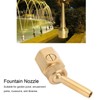 Female Thread Fountain Nozzle Brass Adjustable Water Spray Head with