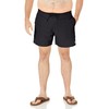 Volcom Men's Standard Lido Solid 16" Swim Surf Trunk, Black,