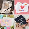 Letter Stickers Small 8 Sheets 1344 PCS Alphabet Sticker 0.5in