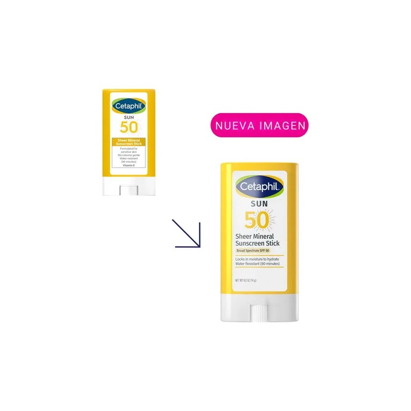 Cetaphil Stick Solar Mineral Spf 50 Facial No Comedogenico
