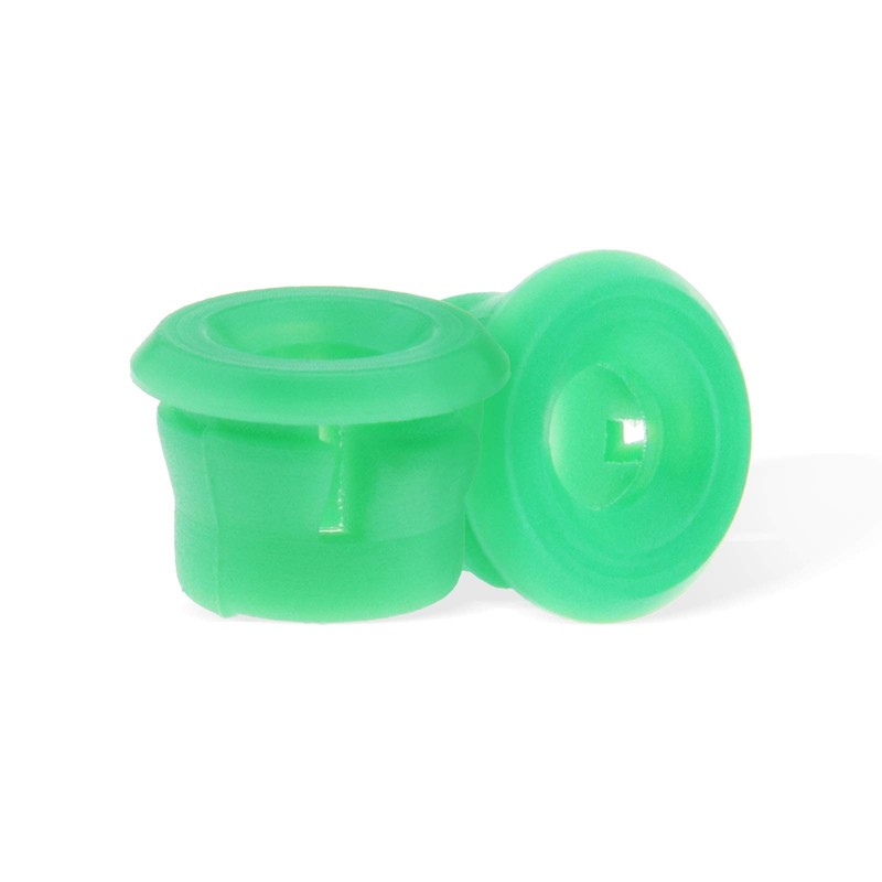 YINETTECH 20 x Car Side Skirts Trim Clips with Green