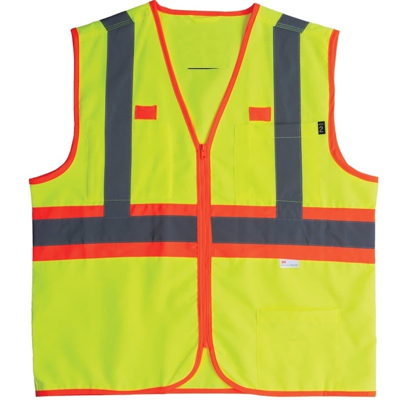 SMART Q CLASSIC Hi-Vis Premium Safety Vest, yellow, l