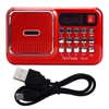 Portable Shortwave Radio, Battery Powered or USB Charging AM FM
