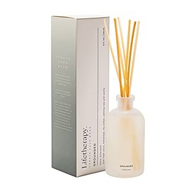 Lifetherapy Grounded Reed Diffuser | Home Fragrance Diffuser | Heliotrope, Citrus and Vanilla, 8 FL OZ