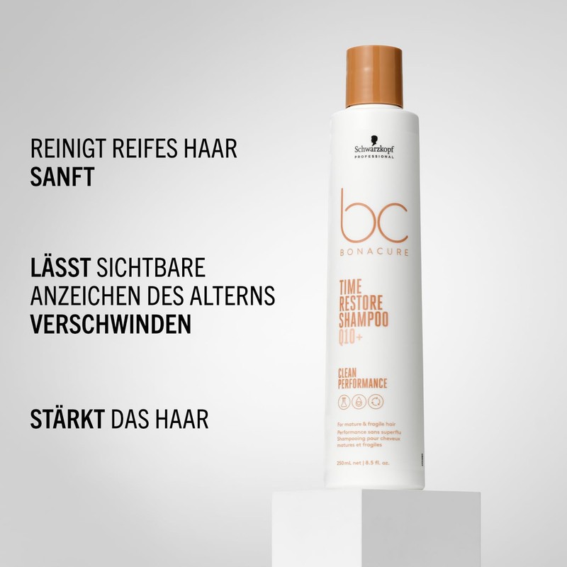 Schwarzkopf Professional Bonacure Time Restore Shampoo for Mature Sensitive Hair