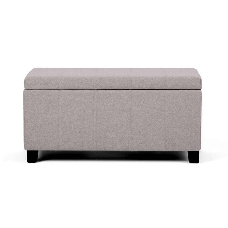 SIMPLIHOME Dover 36 inch Wide Rectangle Lift Top Storage Ottoman
