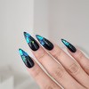 Blue Obsea handmade nail tips - Ballerina M / 블루