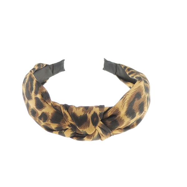 Womens Girls Knotted Top Knot Twisted Velvet Turban Chiffon Fabric