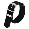 Genuine Luminox Replacement Band/Black Webbing Strap for Series 3500-24 mm