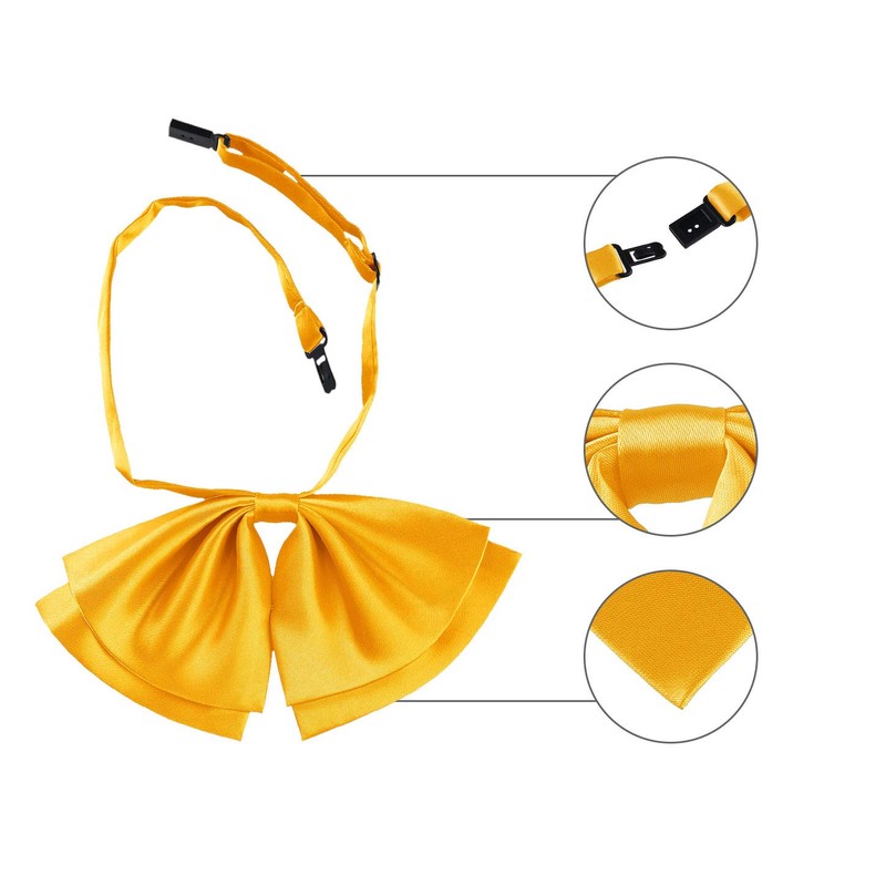 Allegra K School Ribbon, Ribbon Tie, Uniform Ribbon, Bowtie, Bowtie,