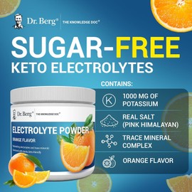 Keto Dr. Berg Zero Sugar Hydration Keto Electrolyte Powder-50 Servings