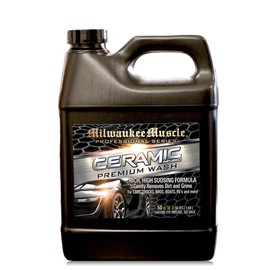 Milwaukee Muscle Car Shampoo - 50 Fl Oz - Professional Ceramic Car Wash Soap for Auto, Cars, Motorcycles, RV's and Boats - pH Neutral Formula - Rejuvenates Paint and Ceramic Coating for Cars