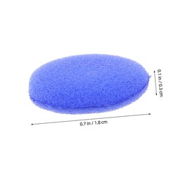 SHINEOFI 100pcs Blue Earbud Tips Soft Sponge Cushions for Comfortable Fit Eartips for Noise Isolation Compatible with Various Earphones and Headsets