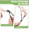 HANDWENG Toenail Clippers for Seniors Thick Toenails, Angled Head Toe