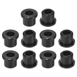 uxcell 12Pcs Rubber Grommets 12mm Drill Hole, 8mm ID Hole Top Hat Grommet Black Silicone Rubber Hole Plug Gasket for Wiring, Automotive