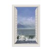 Renditions Gallery Open Window View Ocean Wave Gallery Wrapped Canvas