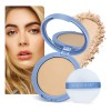 Base De Maquillaje Polvo Compact Fijator Matte