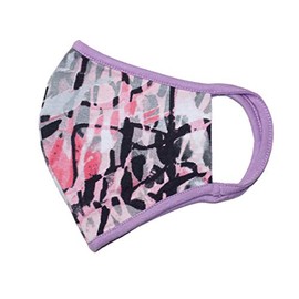 Weri Spezials face mask mouth mask, bandana, multifunctional cloth, dust mask, mouth, breath, dust, face cloth, mouth and nose mask. For hiking sports and leisure (L, Sakura)