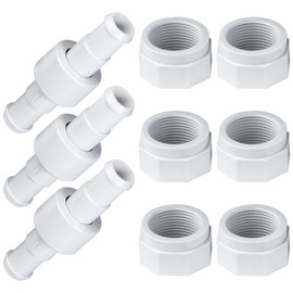 BlueStars D20 Pool Cleaner Hose Swivel & D15 Hose Nut Kit Replacement for Zodiac Polaris Pool Cleaners - Compatible with 180 280 380 480 PRO Vac-Sweep 280 and more