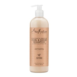 SheaMoisture Shampoo Coconut and Hibiscus, for Thick, Curly Hair, to Cleanse & Hydrate, 24 oz | SheaMoisture