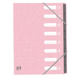 Oxford TopFile+ A4 8 Position Folder Cover Pastel Colours