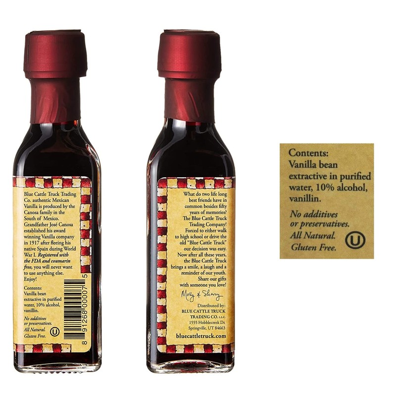 Blue Cattle Trucking Co. Gourmet Mexican Vanilla Bakers Pack -