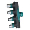 Soytich 4-Way Splitter for Inlet Hoses, 3/4 Inch for Connecting