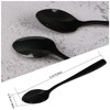 Afromy 12 Pieces Stainless Steel Teaspoons, Black Small Spoons for