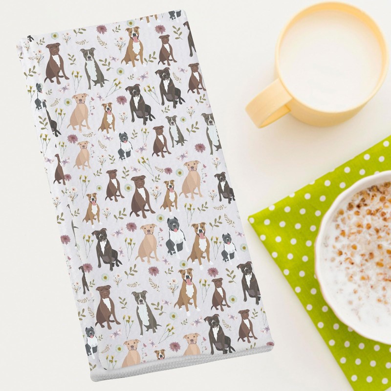 G2TUP Pitbull Kitchen Towels Pitbull Owner Gifts Pitbull Lover Gifts