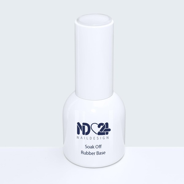 ND24 NailDesign Soak Off Rubber Base - Nail Strengthening for