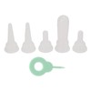 Pet Nipple Feeder Simulated 5 Silicone Nipples Food Grade Small