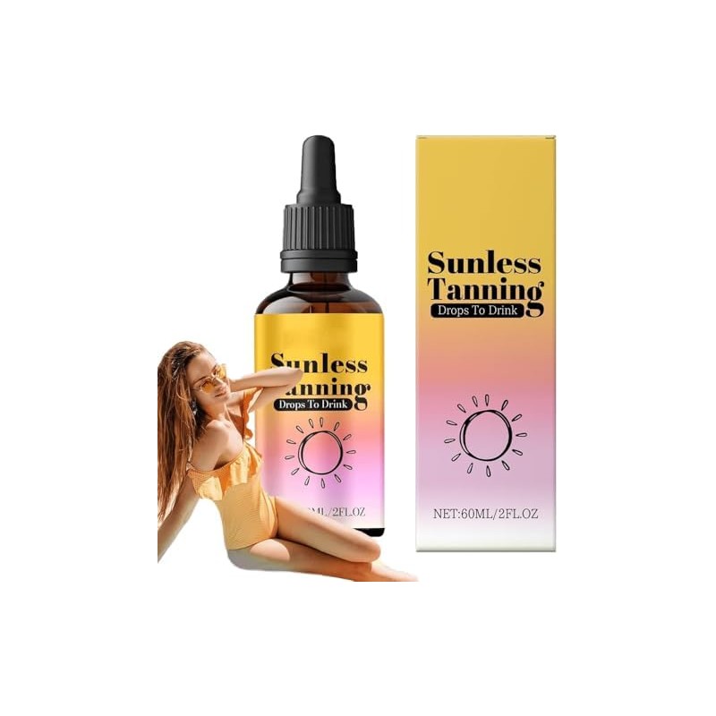 60ml Sunless Tanning Drops To Drink, Oral Tanning Drops, Nourishing