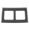Carbon Fiber Rear Air Outlet Vent Cover Trim Fit for
