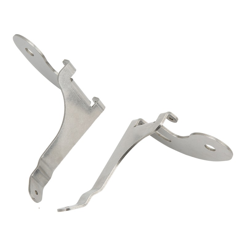 2pcs Spotlight Mounting Bracket Left Right Stainless Steel Chrome Replacement