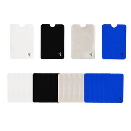 WLICCHS Pack of 24 RFID Card Holders for Men Women, RFID Blocking Sleeves, Contactless Card Protection for Identity Theft Protection, RFID Blocking for Bank Cards, ID Key Cards, multicoloured, Casual