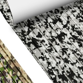 Hjdeck Boat Flooring Camo EVA Foam Boat Decking Self-Adhesive Backing 94.5"x35.4" Non-Slip Boat Flooring 5mm Soft Foam Decking for Boats Yacht Kayak Motorboat RV Swimming Pool Golf Cart Cooler Tops