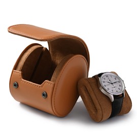 Oirlv PU Leather Watch Box for Mens Watch Display Organizer Case for Birthday Fathers Day Anniversary