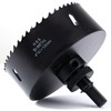 120mm Hole Saw, HSS Bi-Metal Hole Cutter with Pilot Bit