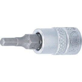 BGS 5155 | Bit Socket | 6.3 mm (1/4") Drive | internal Hexagon 3.5 mm