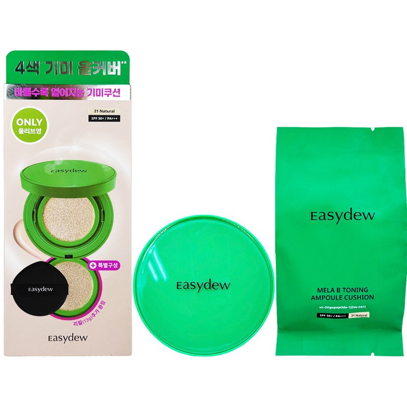 Easydew Mela Be Toning Ampoule Cushion No. 21 Natural Original