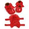 YWY Baby Girls Shoes Princess Bowknot Non-Slip Mary Jane Shoes
