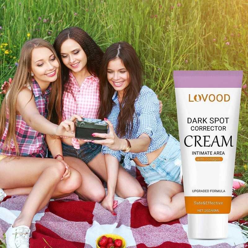 LOVOOD- Crema correctora de manchas oscuras: axilas, cuello, rodillas, codos,