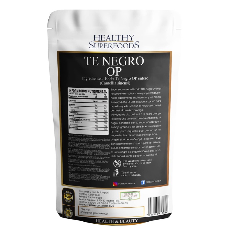 Te Negro Op (orange Pekoe) 500g Premium