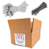 White Marking Whiskers with Stakes - 100 Pack - Durable