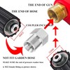 Hourleey Pressure Washer Gun, Red High Power Washer Gun with