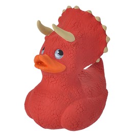 Wild Republic 23210 Rubber Duck, Triceratops, 4 Inches